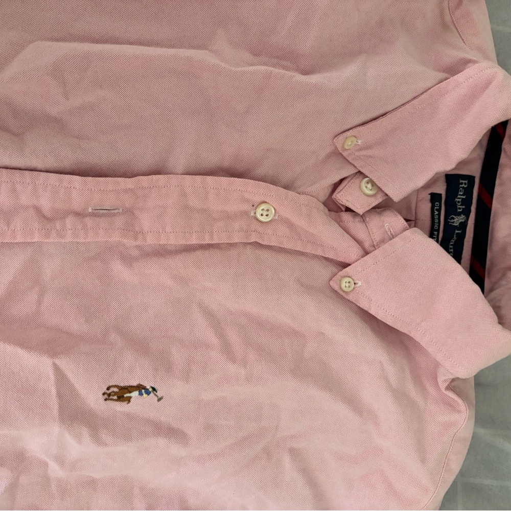 Ralph Lauren Pink Casual Button Down Shirt